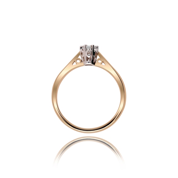 Pierścionek Złoty Z Brylantem 0,25ct RS0148
