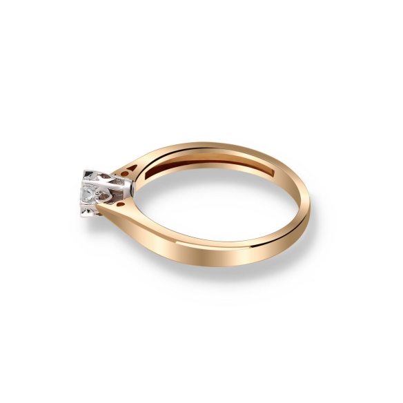 Pierścionek Złoty Z Brylantem 0,25ct RS0148