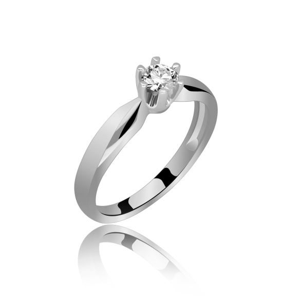 Pierścionek Złoty Z Brylantem 0,25ct RS0362