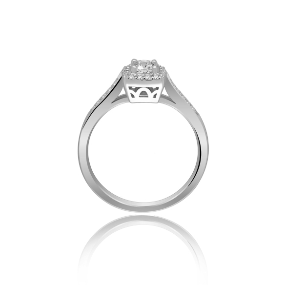 Pierścionek Złoty Z Brylantami 0,38ct RS0288