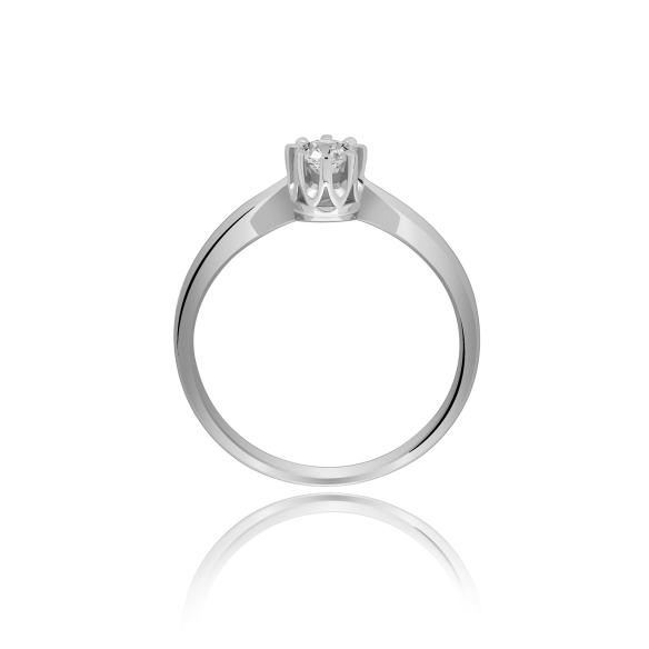 Pierścionek Złoty Z Brylantem 0,21ct RS0250