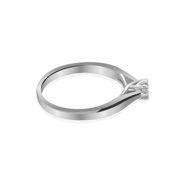 Pierścionek Złoty Z Brylantem 0,15ct RS0047