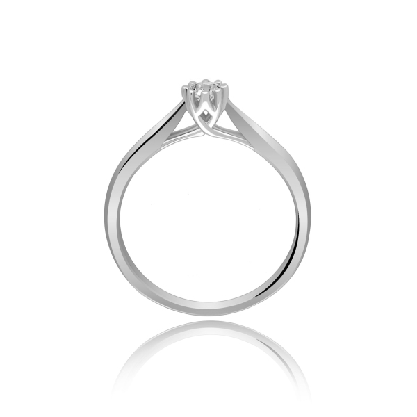 Pierścionek Złoty Z Brylantem 0,15ct RS0047