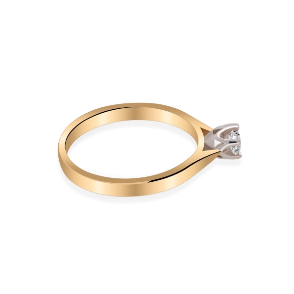 Pierścionek Złoty Z Brylantem 0,20ct RS0284