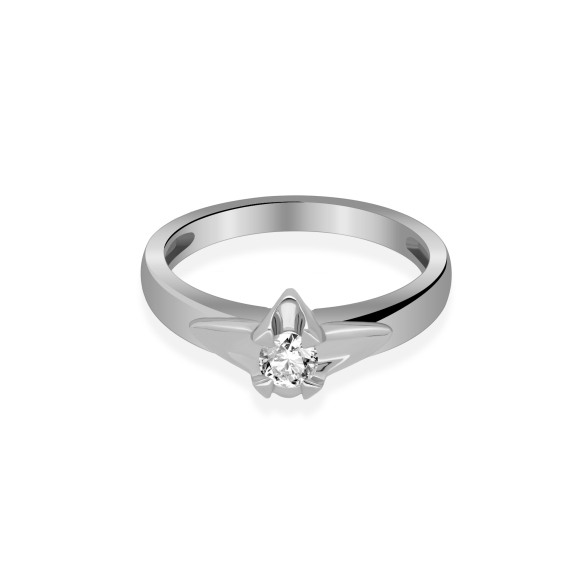 Pierścionek Złoty Z Brylantem 0,20ct RS0119