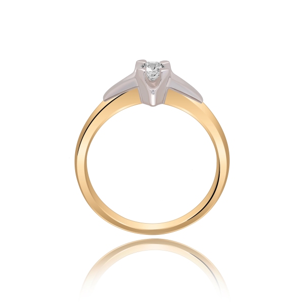 Pierścionek Złoty Z Brylantem 0,20ct RS0119