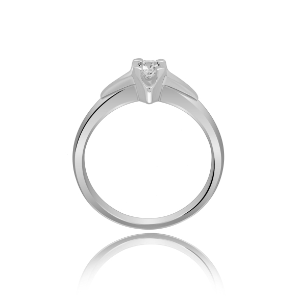 Pierścionek Złoty Z Brylantem 0,20ct RS0119