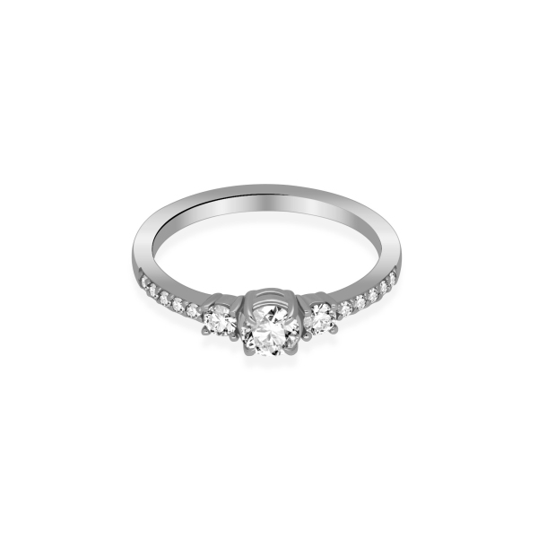 Pierścionek Złoty Z Brylantami 0,50ct RSM0011