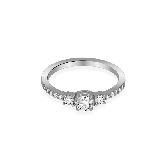 Pierścionek Złoty Z Brylantami 0,50ct RSM0011