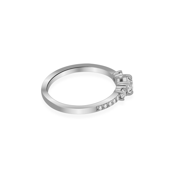 Pierścionek Złoty Z Brylantami 0,50ct RSM0011