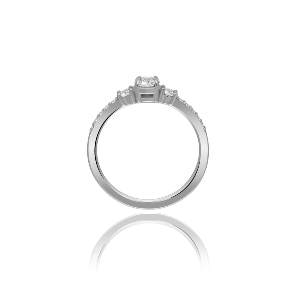 Pierścionek Złoty Z Brylantami 0,50ct RSM0011