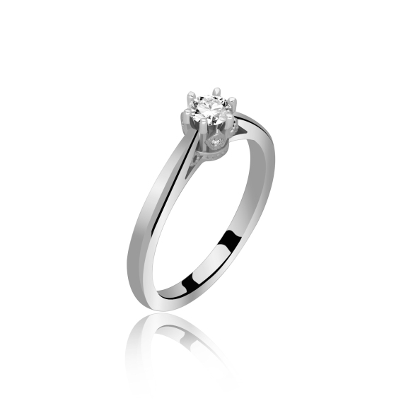 Pierścionek Zaręczynowy Z Brylantami 0,29ct RSTB58