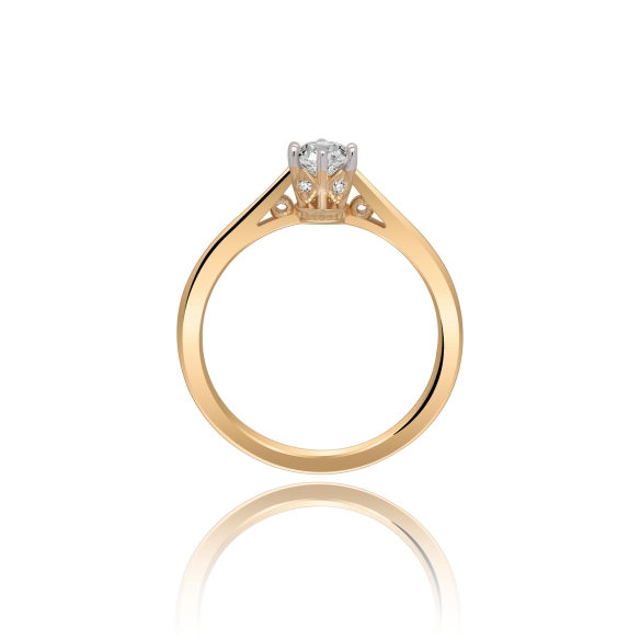 Pierścionek Zaręczynowy Z Brylantami 0,29ct RSTB58