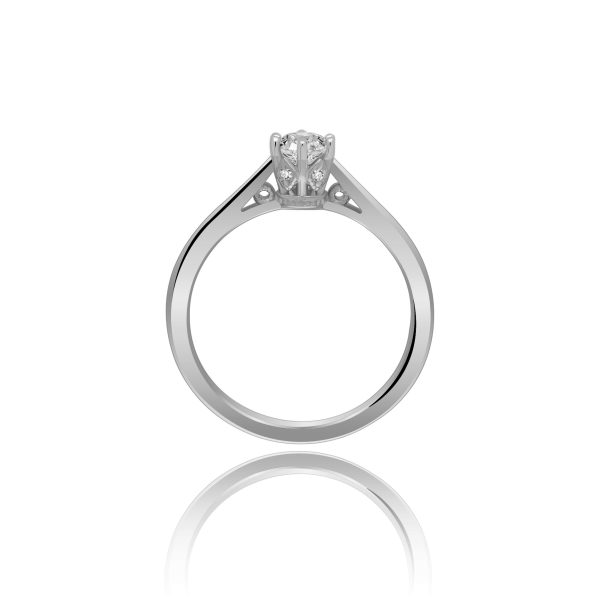 Pierścionek Zaręczynowy Z Brylantami 0,29ct RSTB58