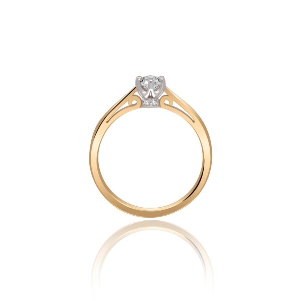 Pierścionek Z Brylantami 0,22ct RSTB512