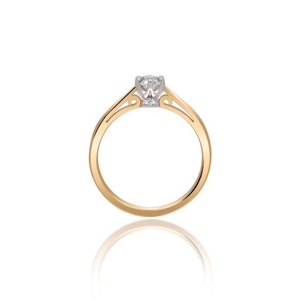 Pierścionek Z Brylantami 0,22ct RSTB512