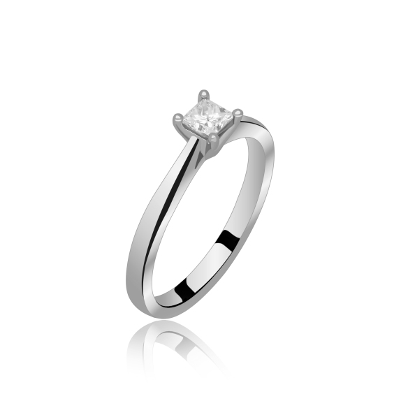 Pierścionek Złoty Z Brylantem 0,30ct RS0001