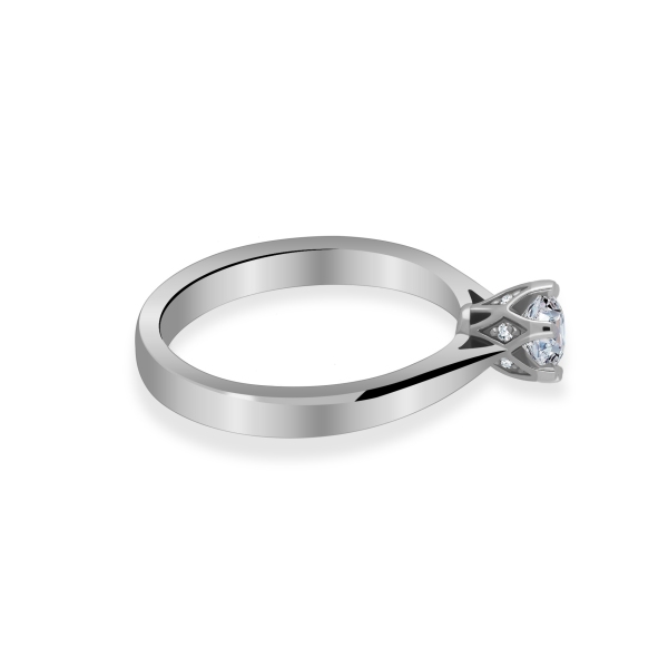 Pierścionek Zaręczynowy Z Brylantami 0,50 ct RSD0474