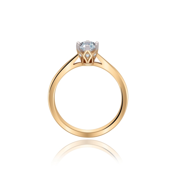 Pierścionek Zaręczynowy Z Brylantami 0,50 ct RSD0474