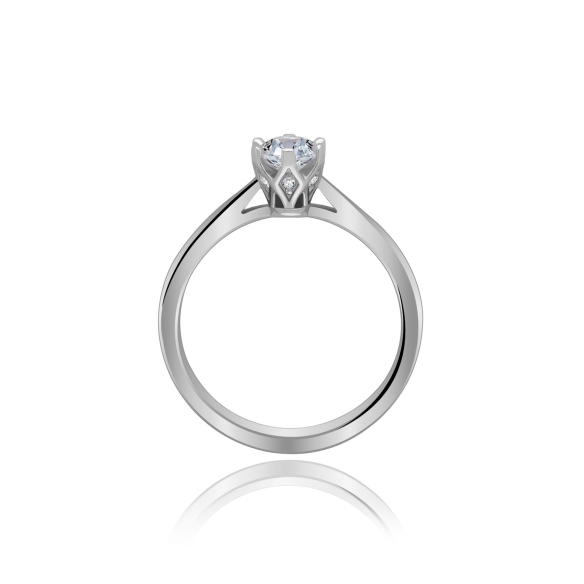 Pierścionek Zaręczynowy Z Brylantami 0,50 ct RSD0474