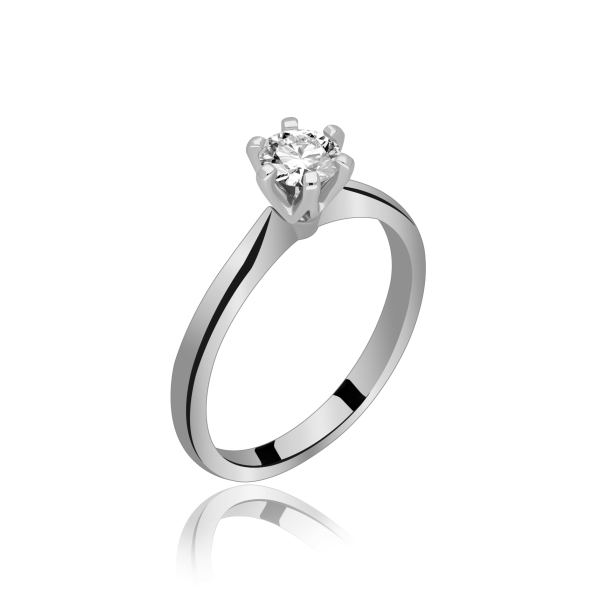 Pierścionek Zaręczynowy Z Brylantem 0,50 ct RSDI07