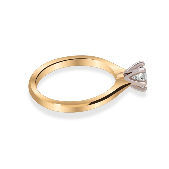 Pierścionek Zaręczynowy Z Brylantem 0,50 ct RSDI07