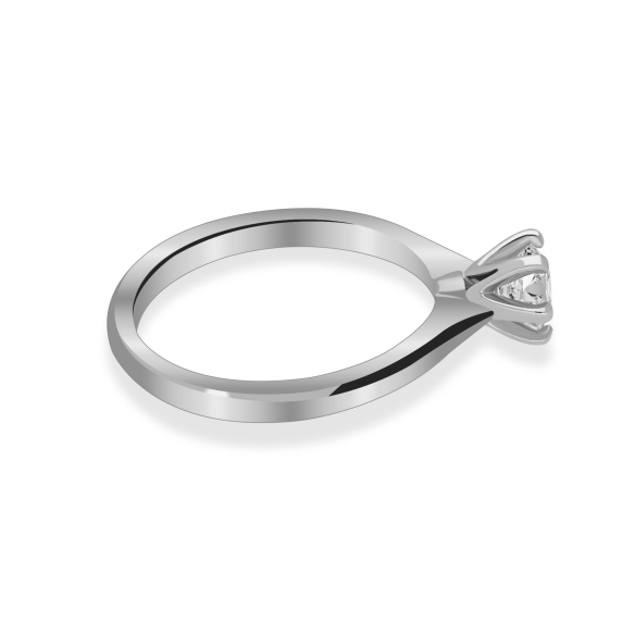 Pierścionek Zaręczynowy Z Brylantem 0,50 ct RSDI07