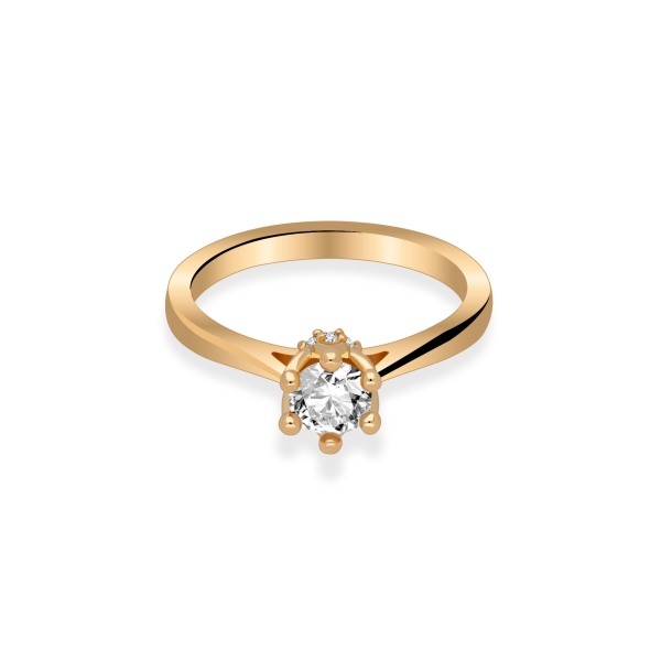 Pierścionek Złoty Z Brylantami 0,53ct RS0414