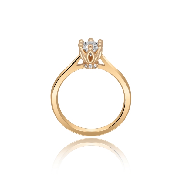 Pierścionek Złoty Z Brylantami 0,53ct RS0414