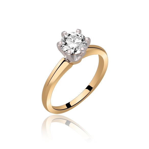 Pierścionek Złoty Z Brylantem 1,00ct RS0226