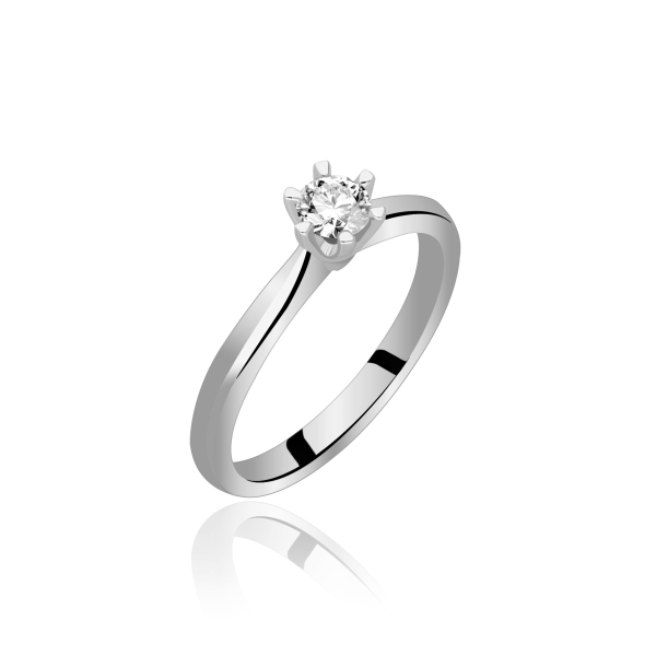 Pierścionek Złoty Z Brylantem 0,30ct RSDI07