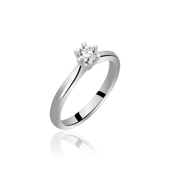 Pierścionek Złoty Z Brylantem 0,30ct RSDI07