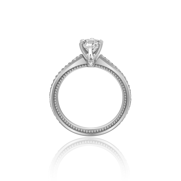 Pierścionek Złoty Z Brylantami 0,69ct RS0000R