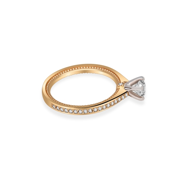 Pierścionek Złoty Z Brylantami 0,69ct RS0000R