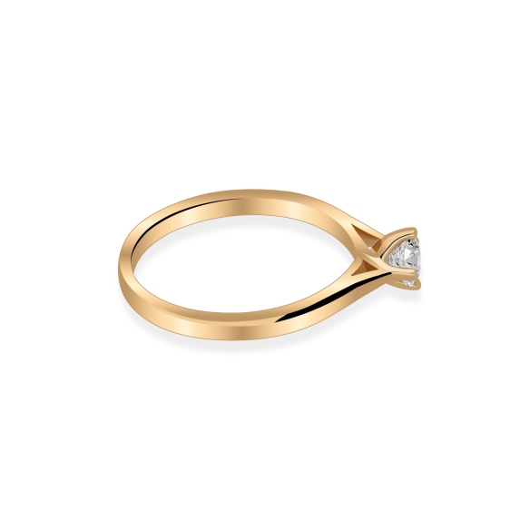 Pierścionek Złoty Z Brylantem 0,30ct RS0273