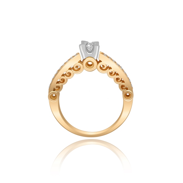 Pierścionek Zaręczynowy Z Brylantami 0,28ct RSI001