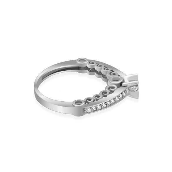 Pierścionek Zaręczynowy Z Brylantami 0,28ct RSI001