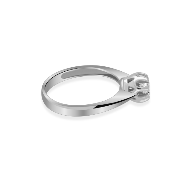 Złoty Pierścionek Z Brylantem 0,30ct RSI007