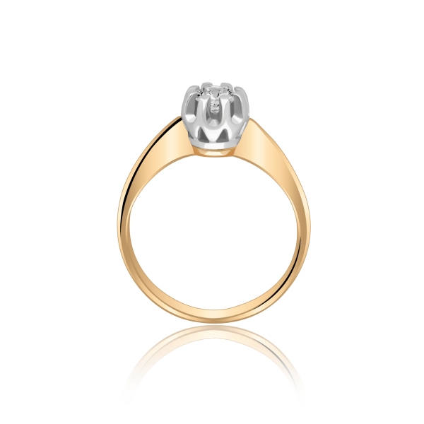 Złoty Pierścionek Z Brylantem 0,30ct RSI007