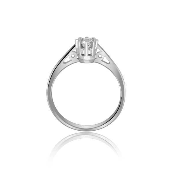 Złoty Pierścionek Z Brylantem 0,30ct RSI006