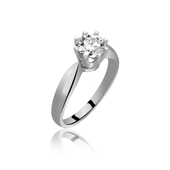 Złoty Pierścionek Z Brylantem 1,00ct RSI005