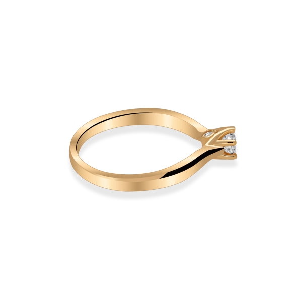 Pierścionek Z Brylantami 0,22ct RS9972