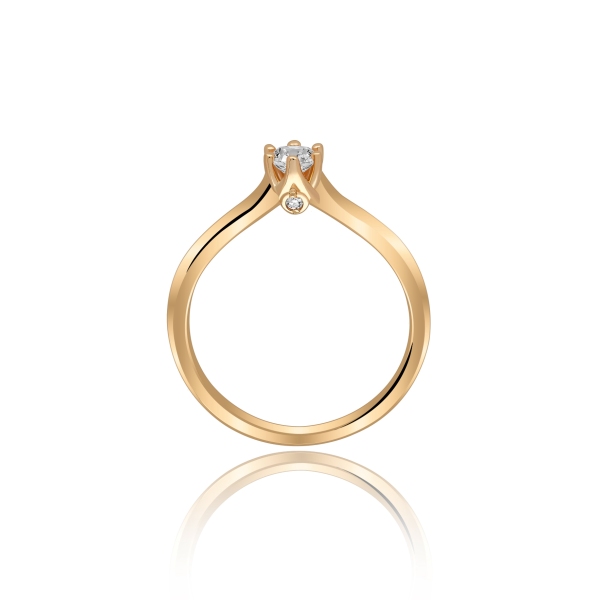 Pierścionek Z Brylantami 0,22ct RS9972