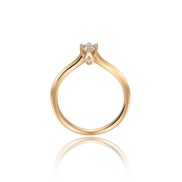 Pierścionek Z Brylantami 0,22ct RS9972