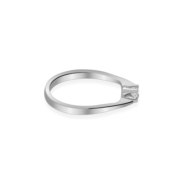 Pierścionek Z Brylantem 0,10ct RS0356