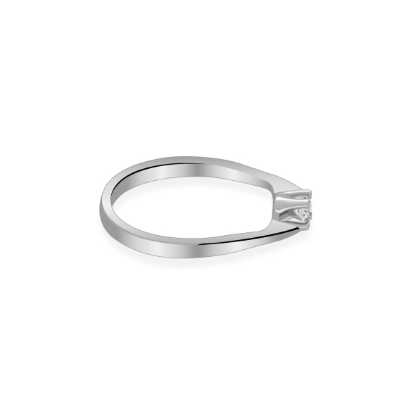 Pierścionek Z Brylantem 0,10ct RS0356