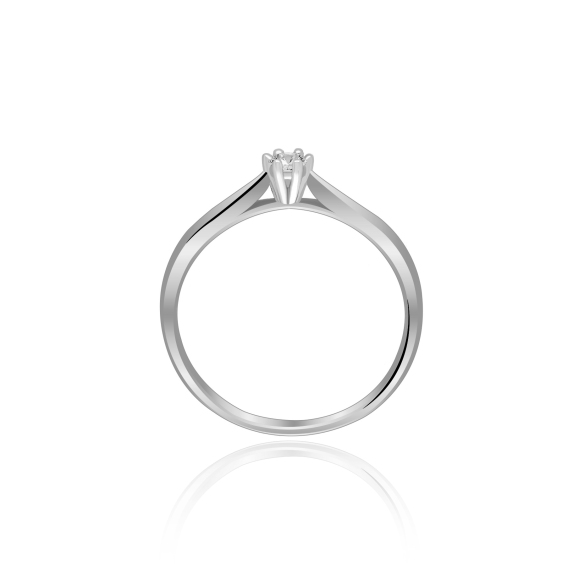 Pierścionek Z Brylantem 0,10ct RS0137