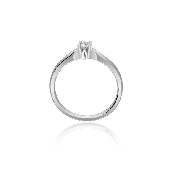 Pierścionek Z Brylantem 0,10ct RS0173