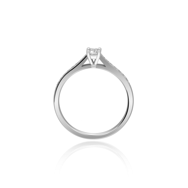 Pierścionek Złoty Z Brylantami 0,30ct RSR008