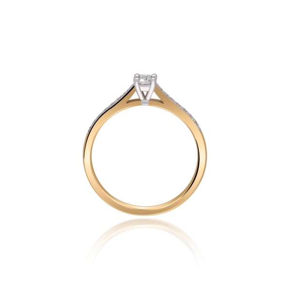 Pierścionek Złoty Z Brylantami 0,30ct RSR008